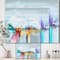 Designart - Abstract Colorful Seascape II - Modern & Contemporary Canvas Wall Art Print